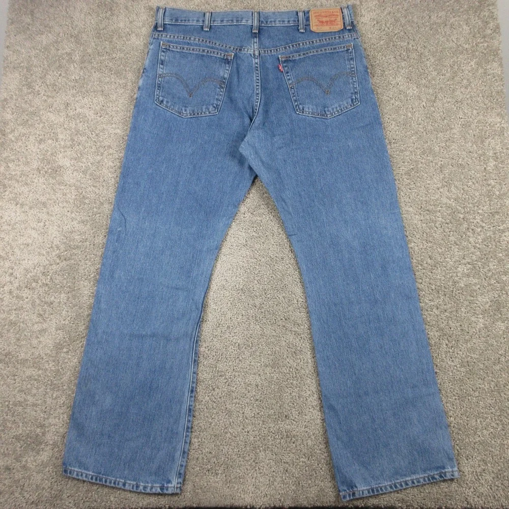 Levis Jeans Mens 38x32 Blue 517 Bootcut Western Cowboy Ranch Rodeo Denim Pants